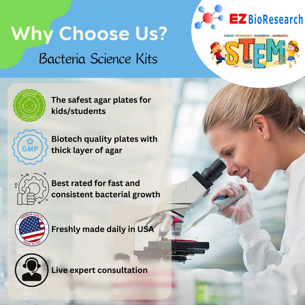 EZ BioResearch science fair e-book with easy project ideas and steps