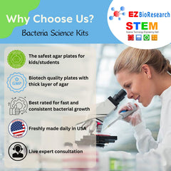 Toll-free support card with expert assistance for EZ BioResearch kit