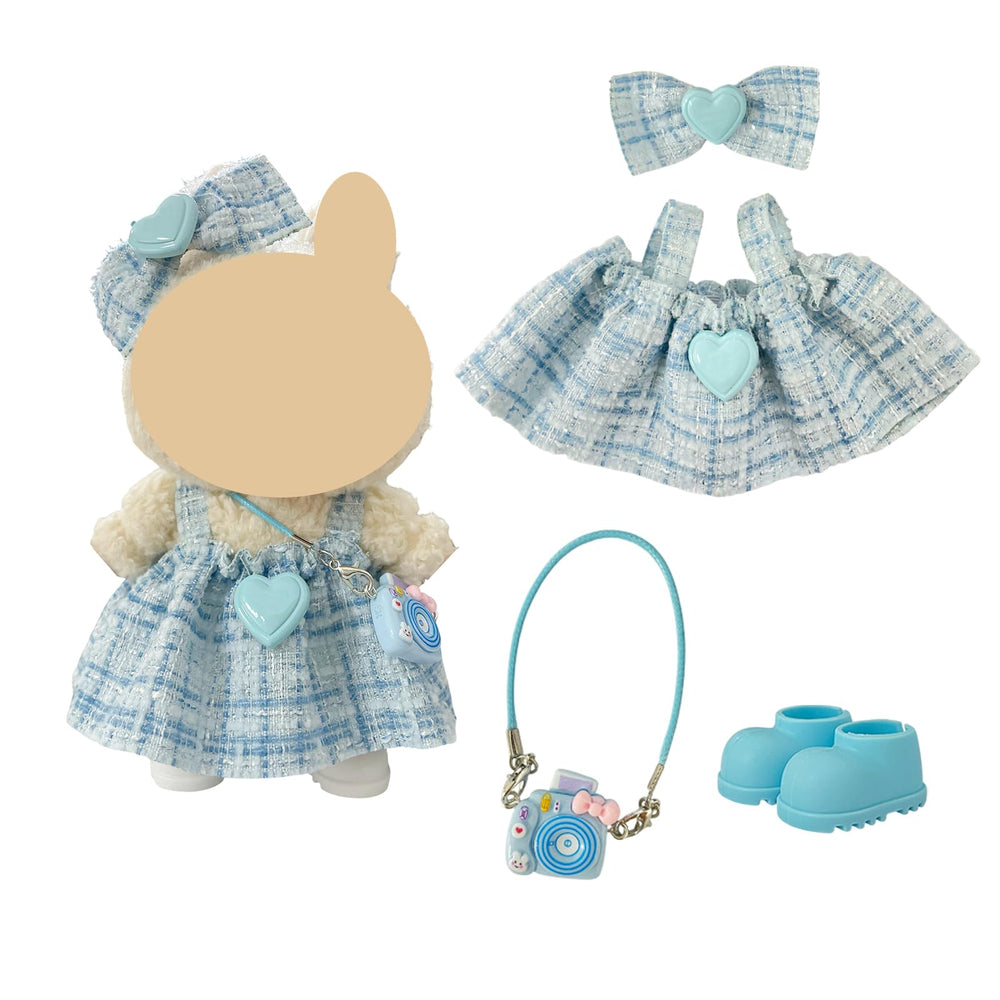 Ezcora 17cm outfits, durable fabrics built for regular dress-up play.