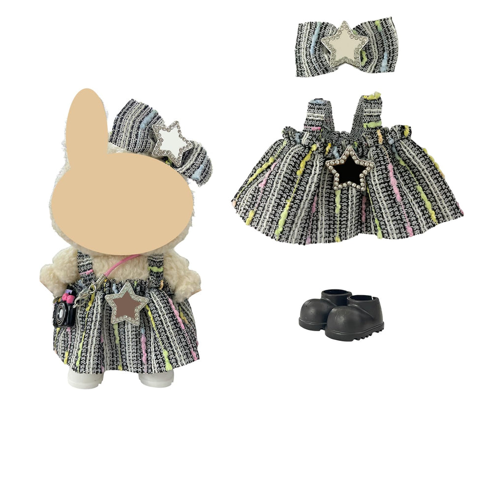 Ezcora outfit with overalls, ready for everyday pretend adventures.