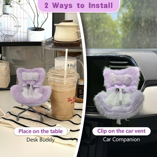 Ezcora doll seat transparent base showcases the doll while adding charm.