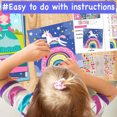 EZCRA gift-ready kit helps girls ages 3-8 explore art.