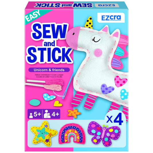 EZCRA unicorn projects kit showcases mess-free sewing for kids