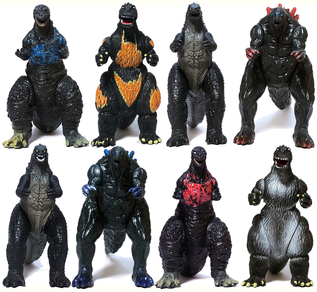 EZfun Shin Godzilla 2016 figure with movable joints for dynamic pose and display.