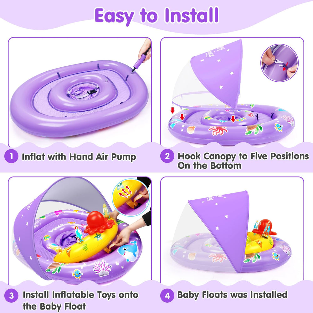 EZIGO CPSC-certified safety for worry-free infant float use