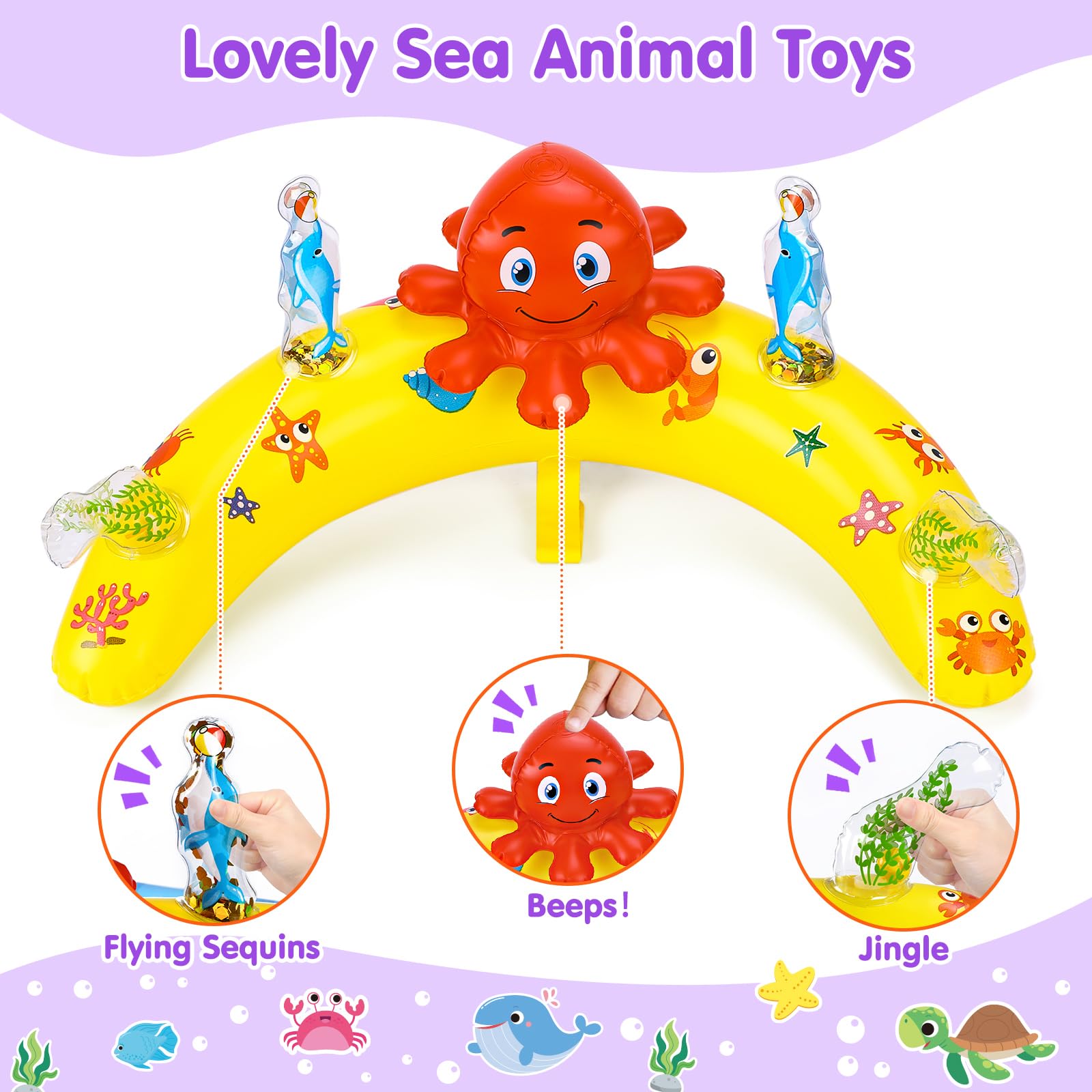 EZIGO jingling dolphins toy adds sensory fun during swim