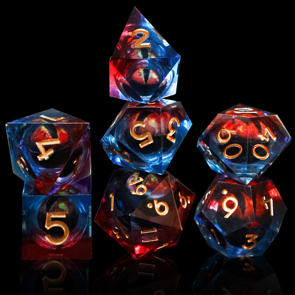 EZUO complete RPG dice set including D4 through D12 and percentile