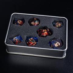 EZUO resin dice ready for game night with premium box