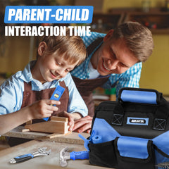 EZUVITA soft rubber handles on kid tools provide comfortable, non-slip grip for small hands