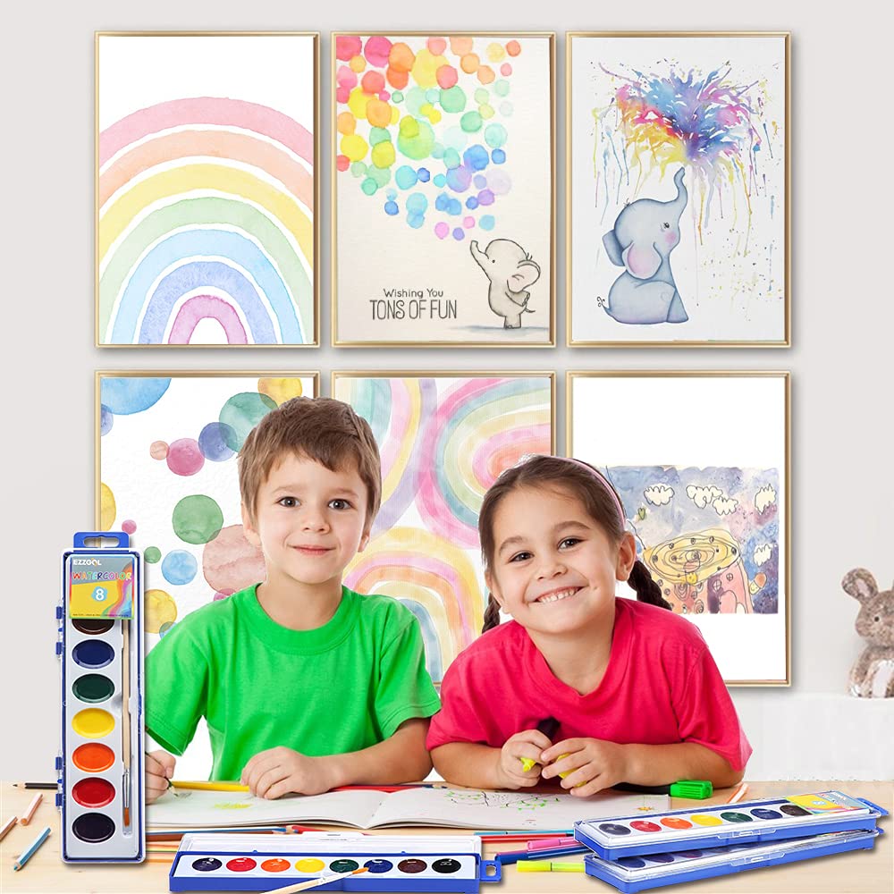 Ezzgol reusable paints stay vibrant with added water.