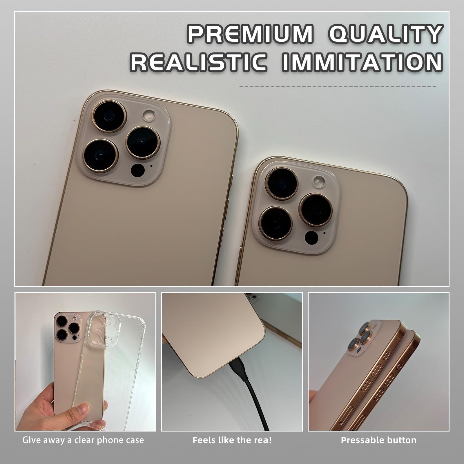 Faawxlo dummy phone 1:1 imitation with tactile buttons for authentic handling.