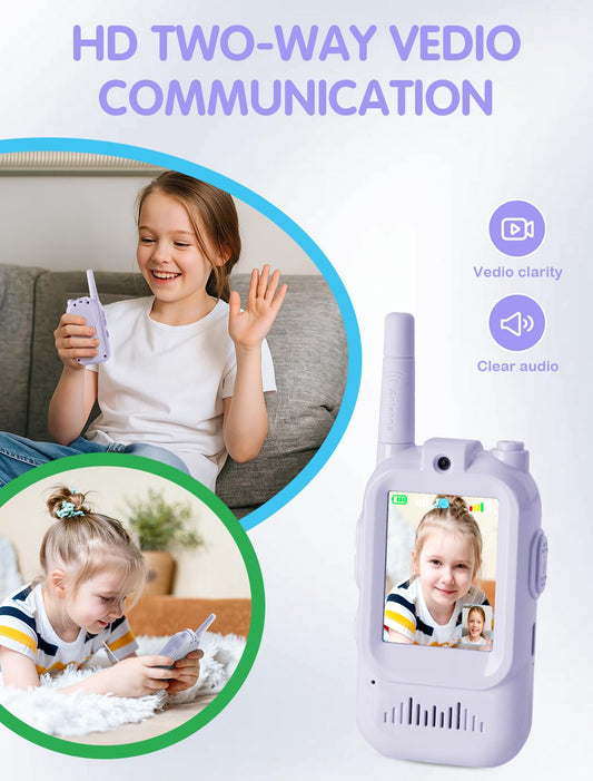 Two-pack Fabeto walkie talkies enabling group play during adventures