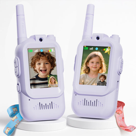Fabeto walkie talkie with HD video camera for kids' outdoor play
