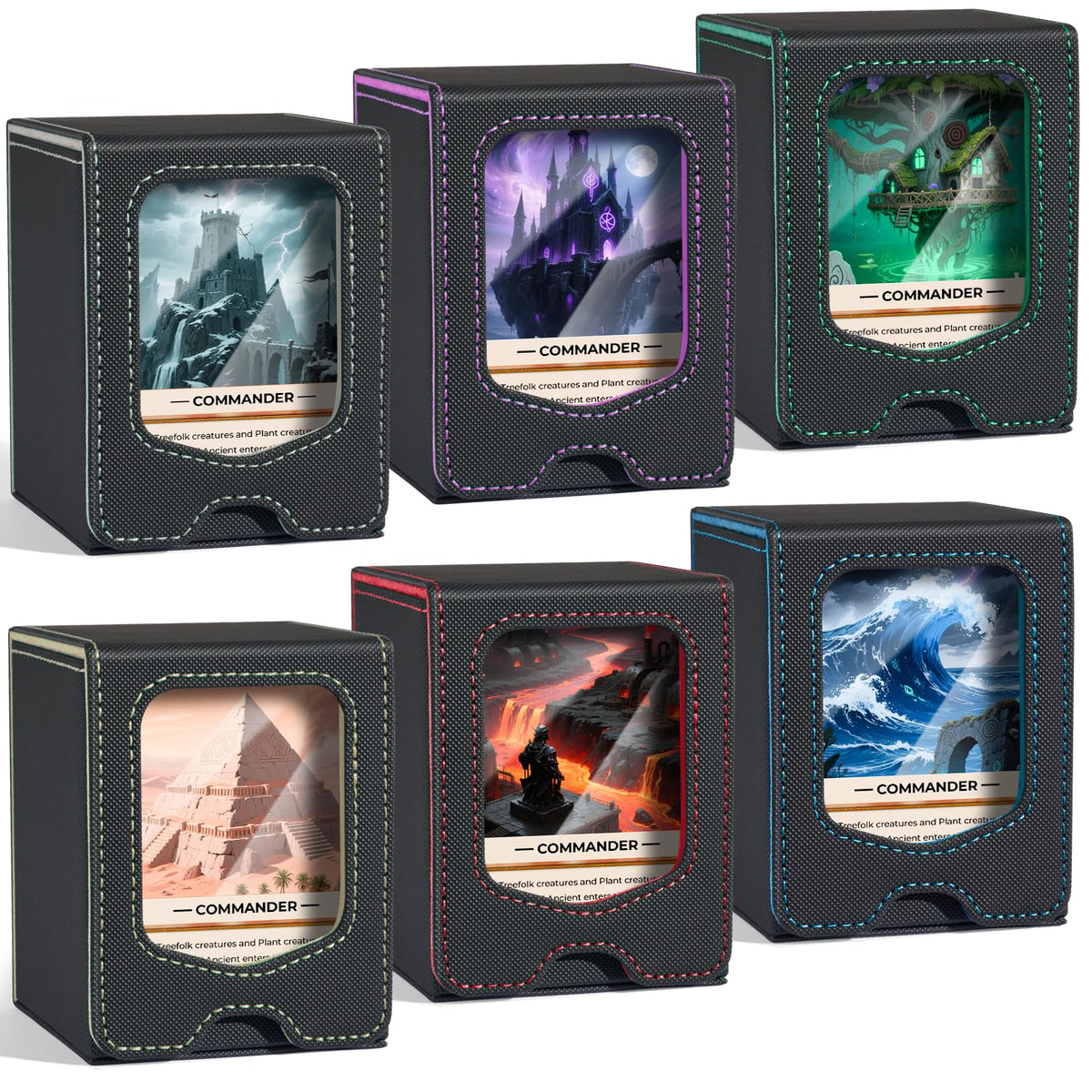 Fabmaker 6-pack deck box showing commander capacity and easy transport
