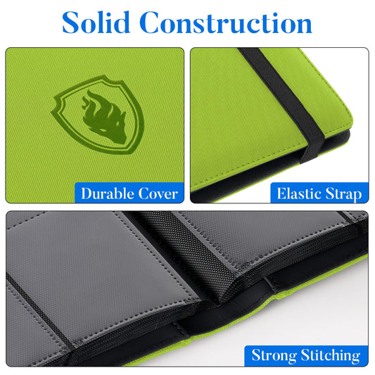 Fabmaker binder side-loading pockets allow easy insertion and reduced spill risk.