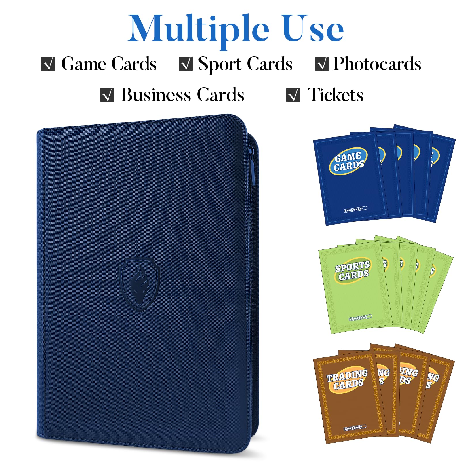 Fabmaker padded side-loading pockets ease card insertion and prevent spills.