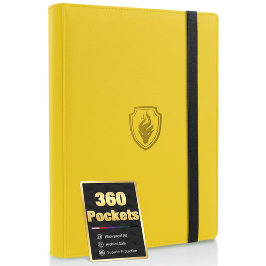 Fabmaker premium 9-pocket binder front view for organized collections