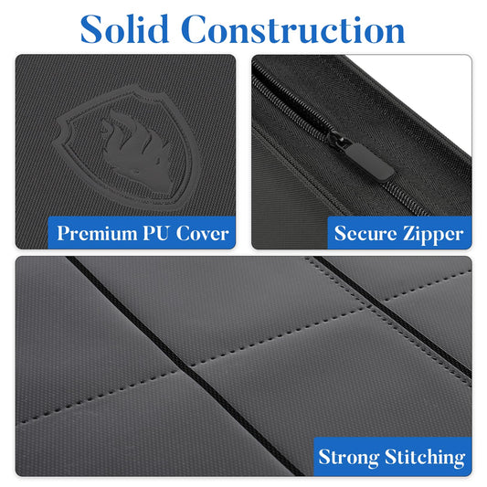 Fabmaker binder closed view highlights travel-ready durability