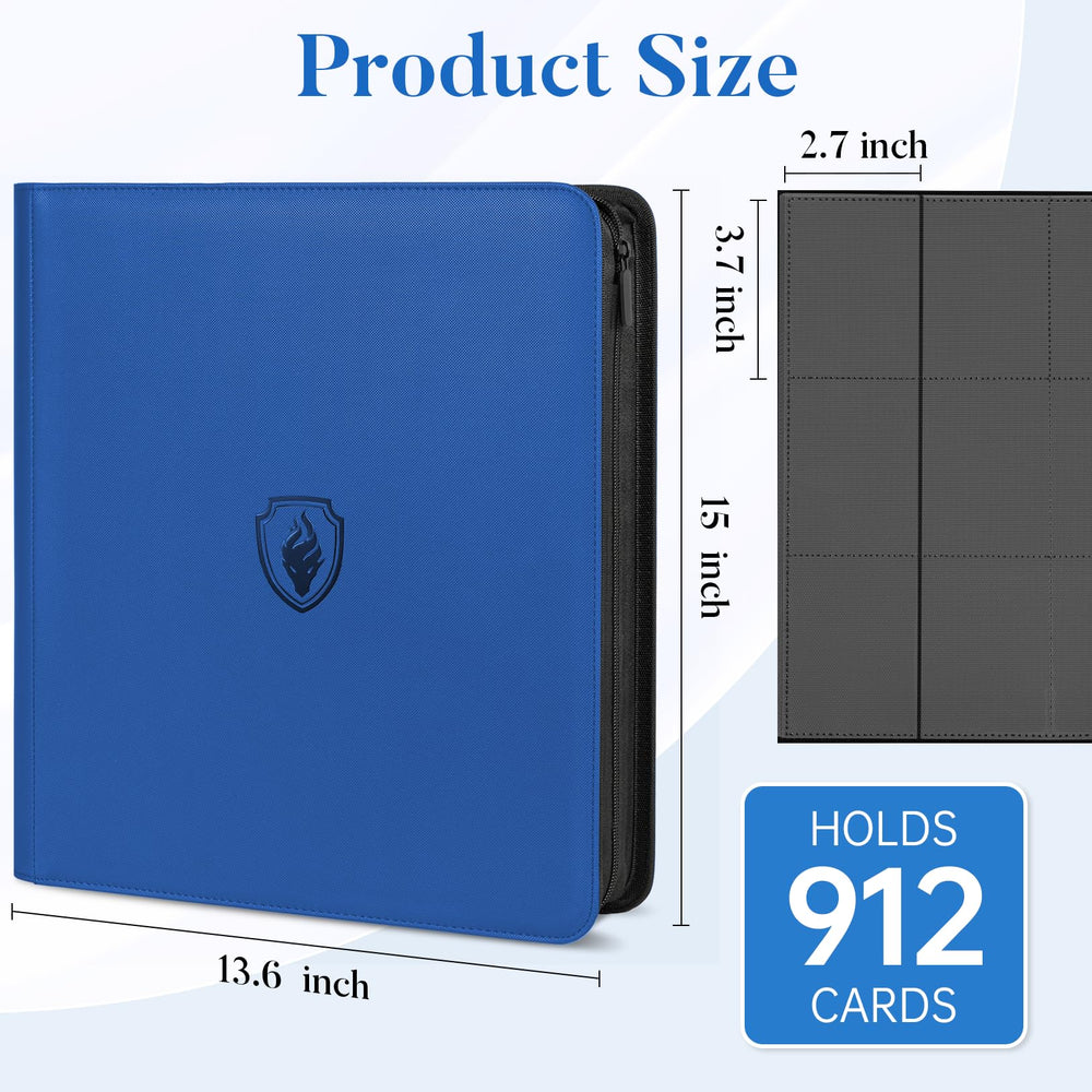Fabmaker binder side-loading pockets illustrated for easy card insertion