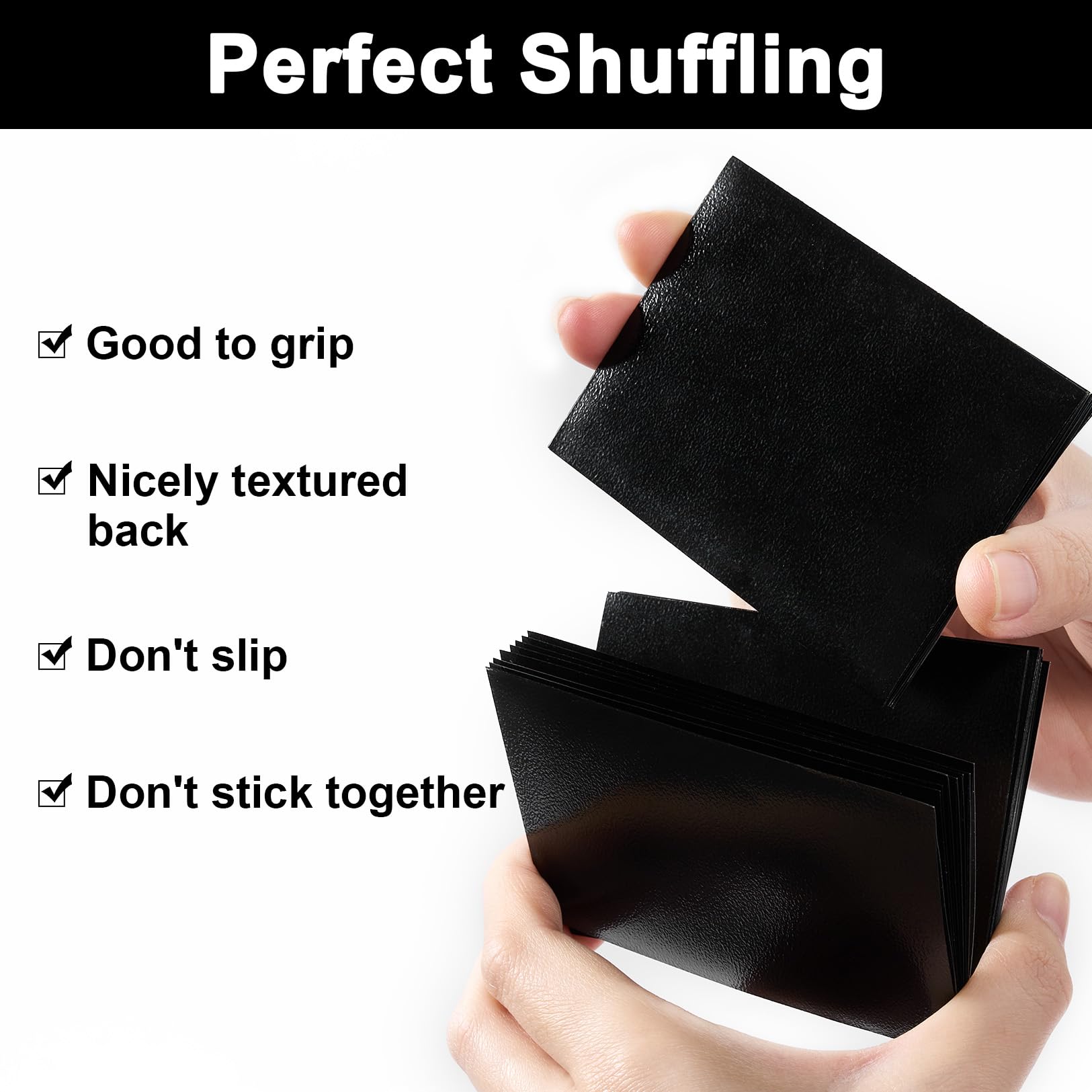 Fabmaker sleeves front glossy, back textured for improved grip