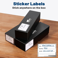 Easy six-step assembly shown without tape, glue, or staples.