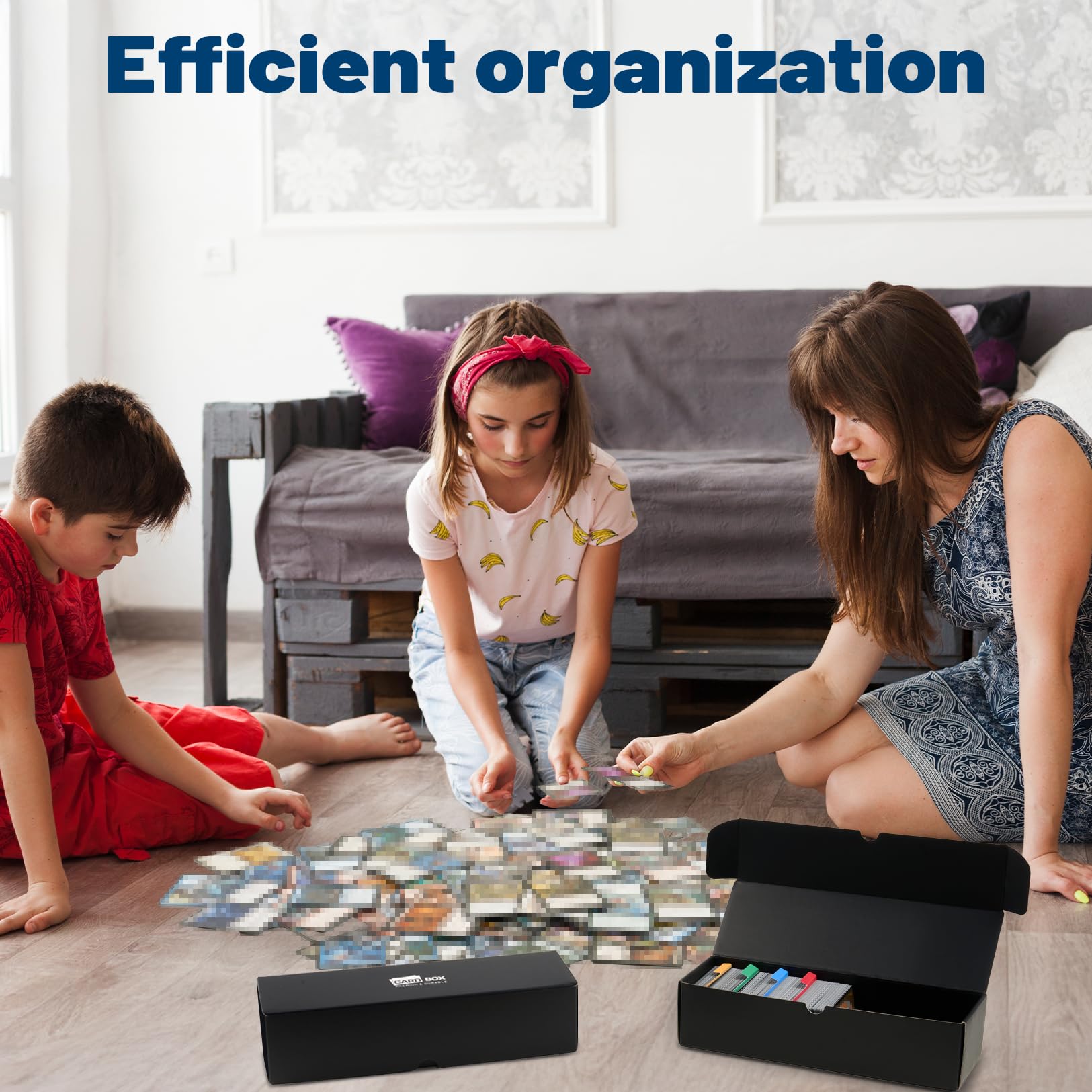 12-inch box length supports a wide range of cards.