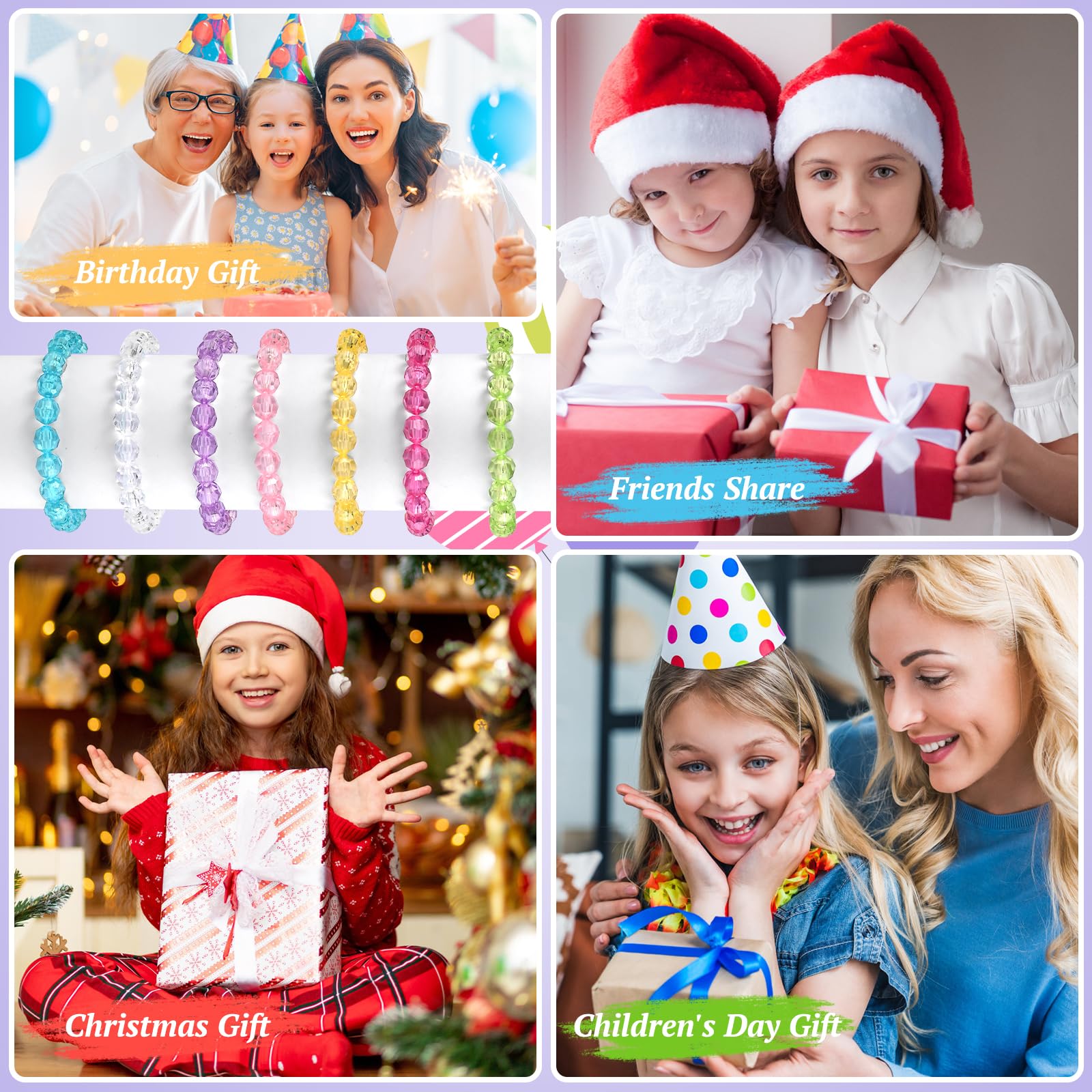 Faburo gift-ready kids jewelry set for girls' celebrations
