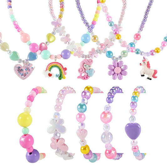 Faburo mermaid necklace for kids adds playful charm for daily dress-up