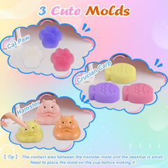 Faburo Taba Squishy Kit flocking colors for vivid, textured finishes.