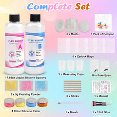Faburo Taba Squishy Kit hamster mold for tactile, calming DIY fun.