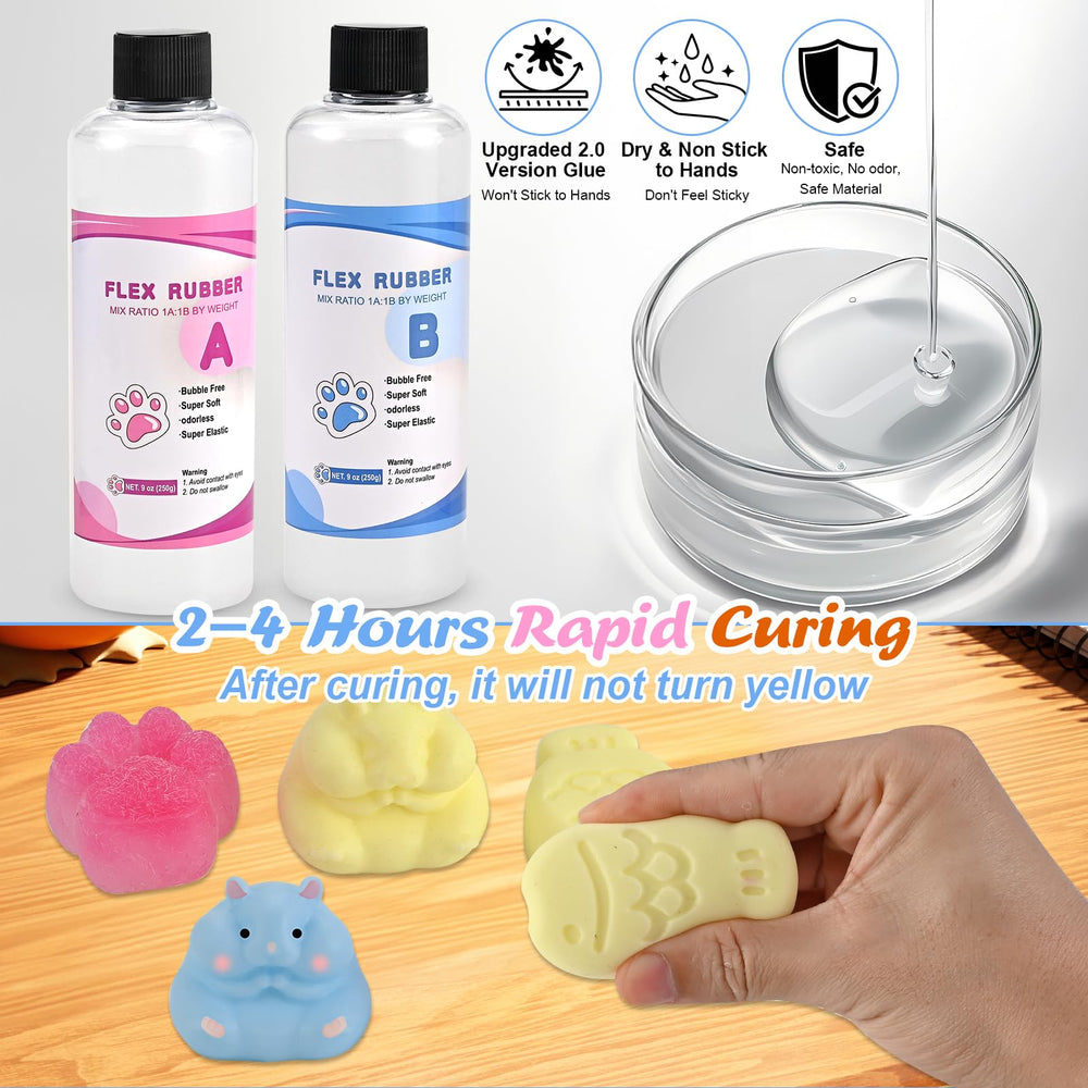 Faburo Taba Squishy Kit self-sealing bags for organized crafting storage.