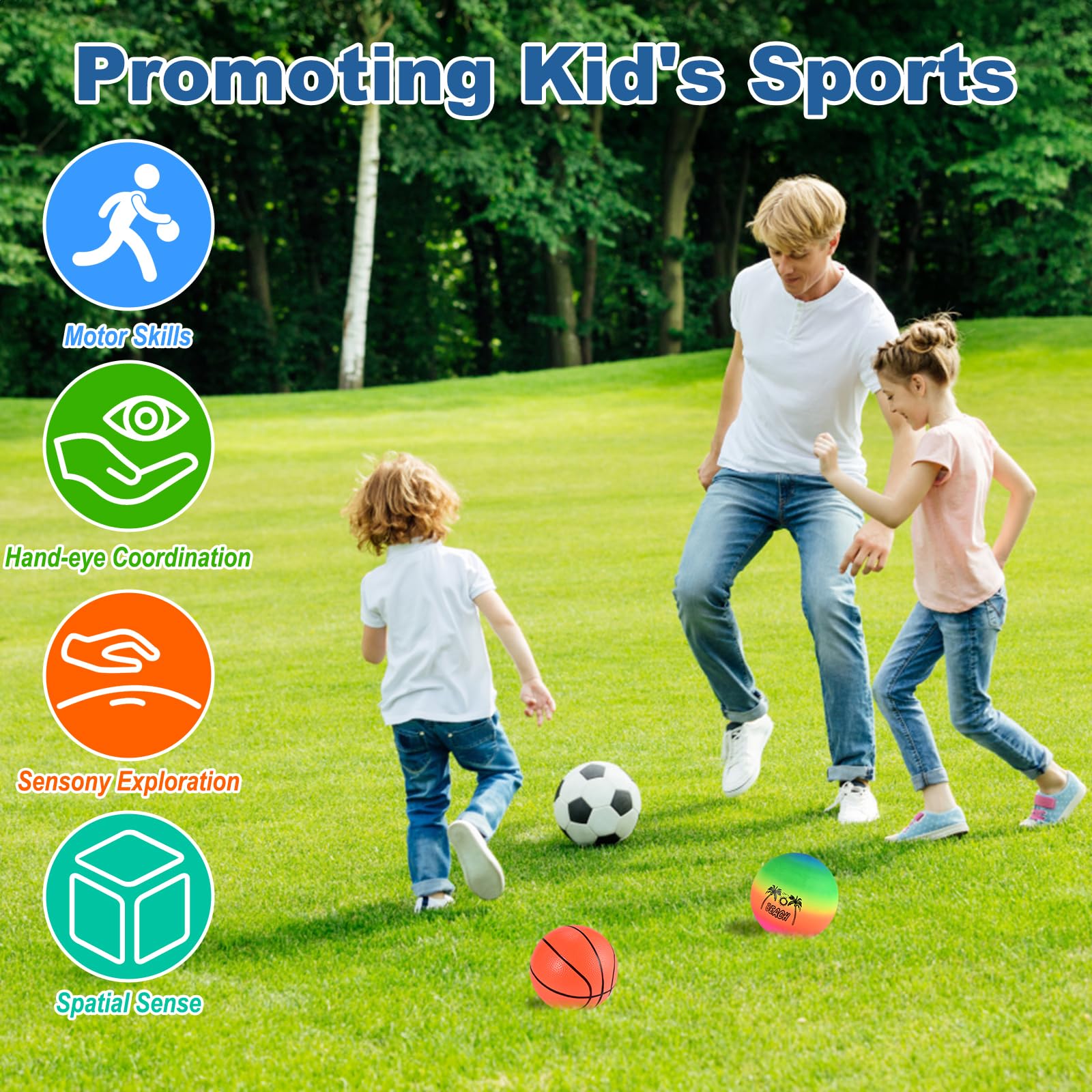 Faburo toddler baseball ball, bright and durable for play