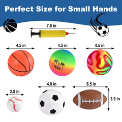 Faburo rainbow volleyball ball, color splash for lively games