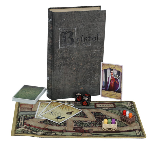 Facade Games Bristol 1350 cover art highlighting the race to escape