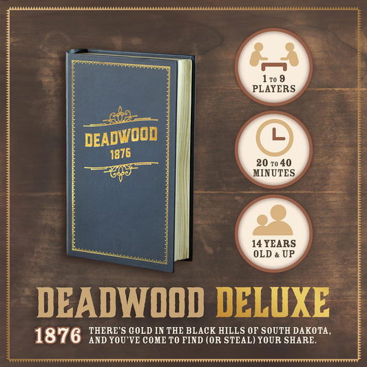Facade Games Deadwood 1876 Deluxe pawns for immersive play and quick role tracking