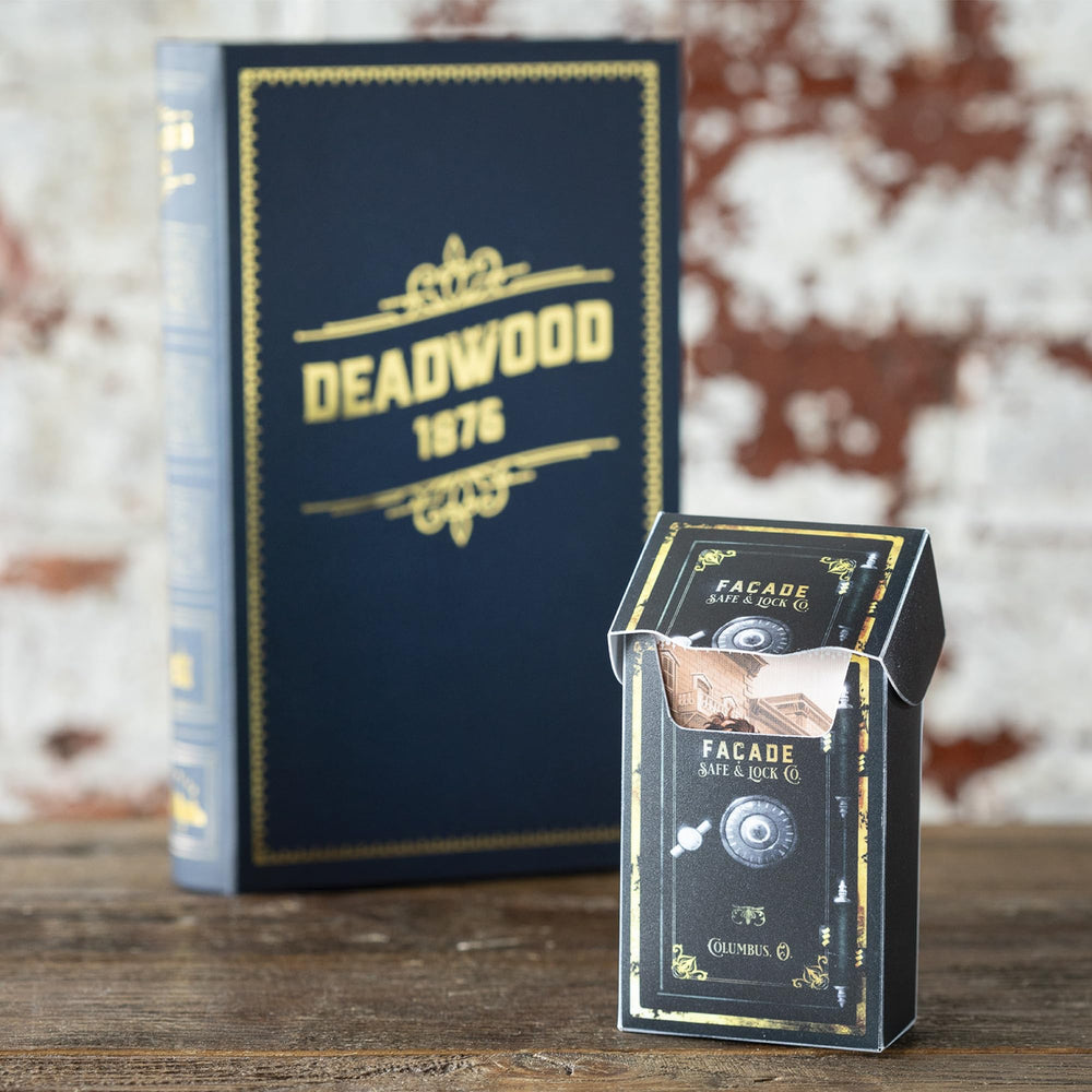 Facade Games Deadwood 1876 Deluxe safes and tokens organize scoring and planning