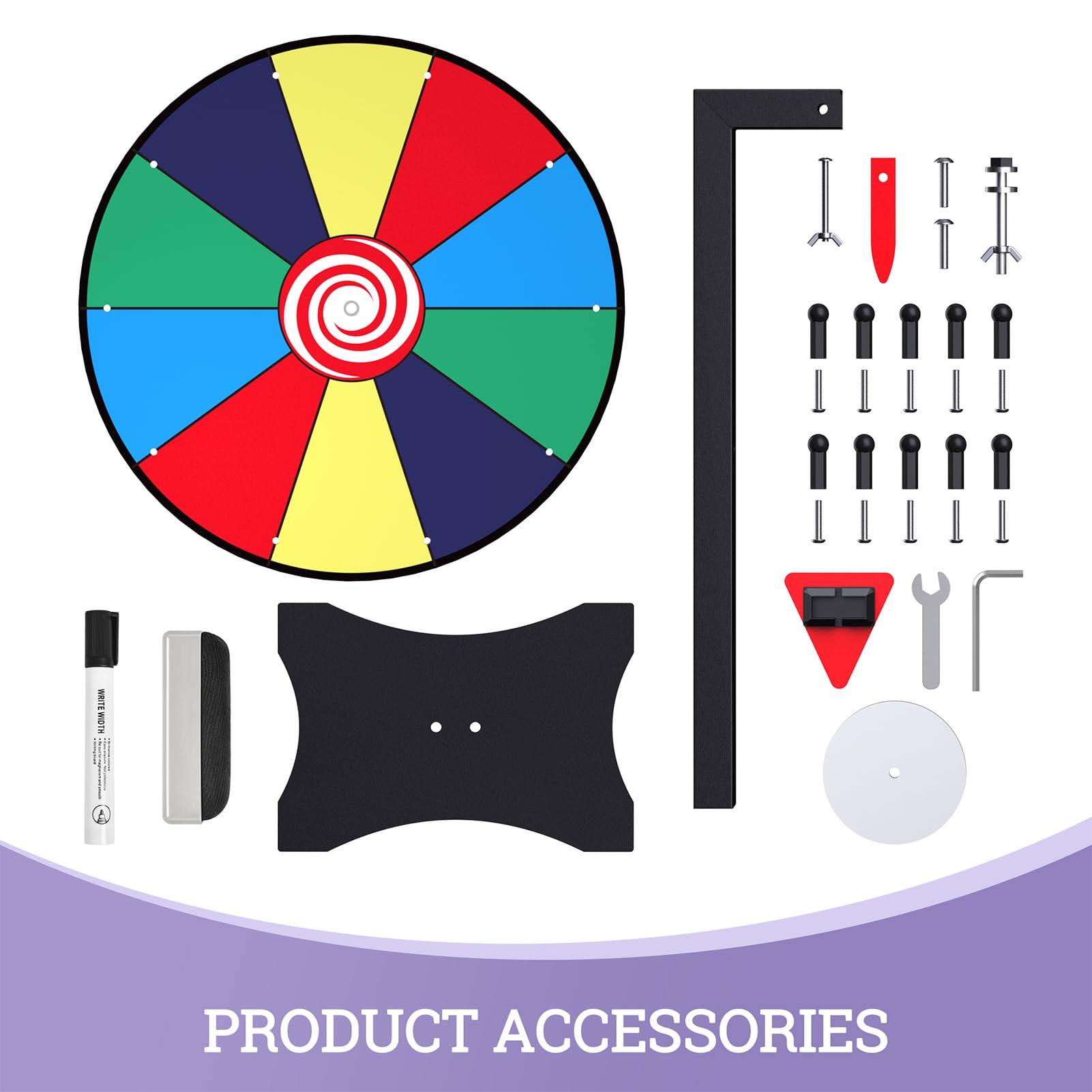 Facilife table prize wheel ideal for trade shows and carnivals