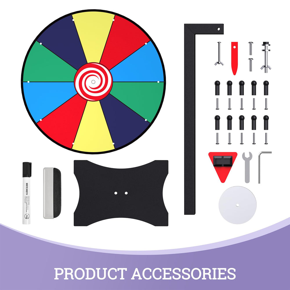 Facilife table prize wheel ideal for trade shows and carnivals