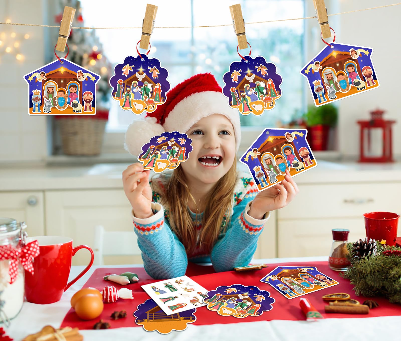 FaCraft Christian cardboards about 4.7 inches create sturdy keepsakes