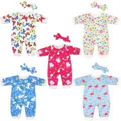 FADALEA doll clothes 14-18 inch pack with outfits for imaginative play