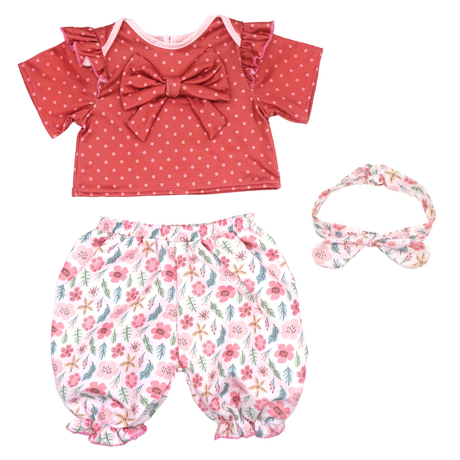 FADALEA socks with outfits for 20-22 inch dolls, comfortable fit.