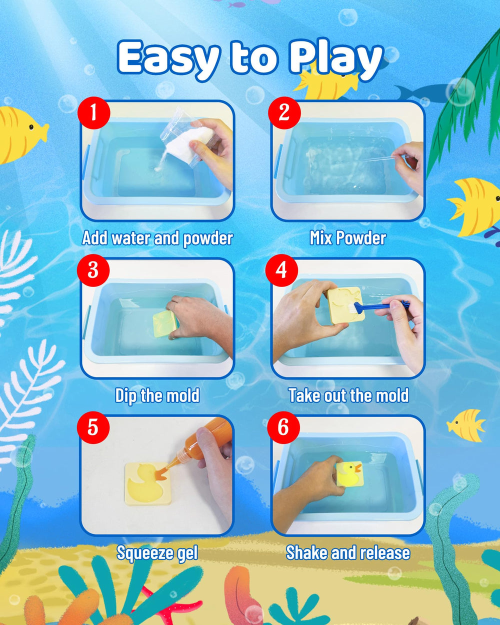FADAWU Water Elf Kit setup: ready-to-use package for instant creative play