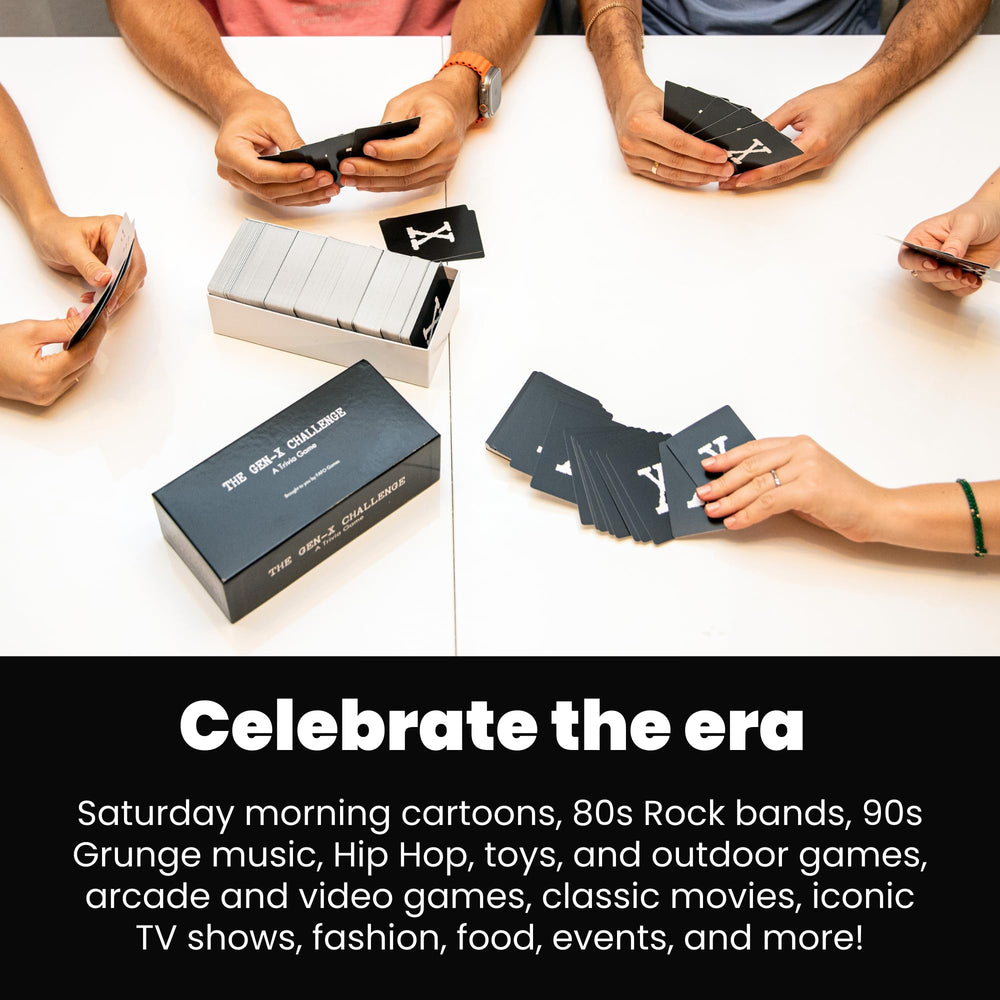 FAFO GAMES Gen-X Challenge durable box closeup highlights sturdy storage for countless gatherings.