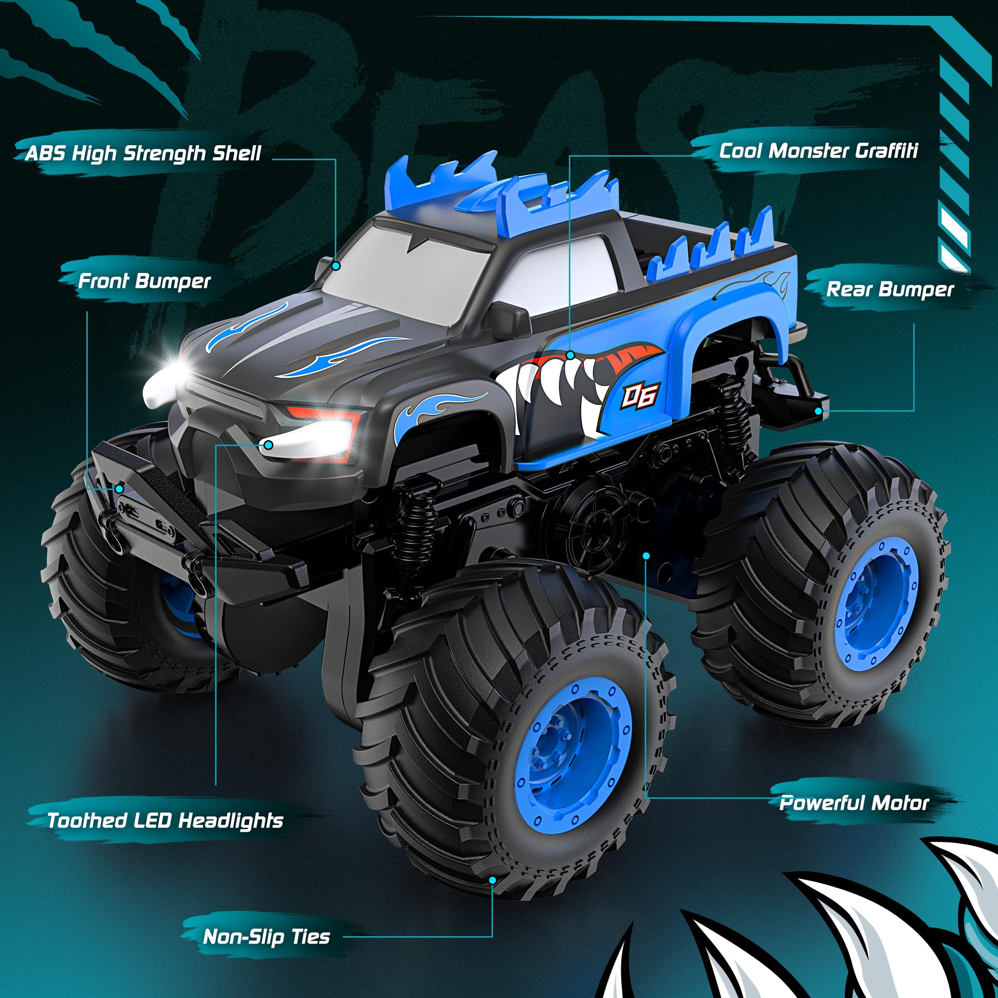 FAFUGANIA dual batteries extend playtime up to forty minutes.