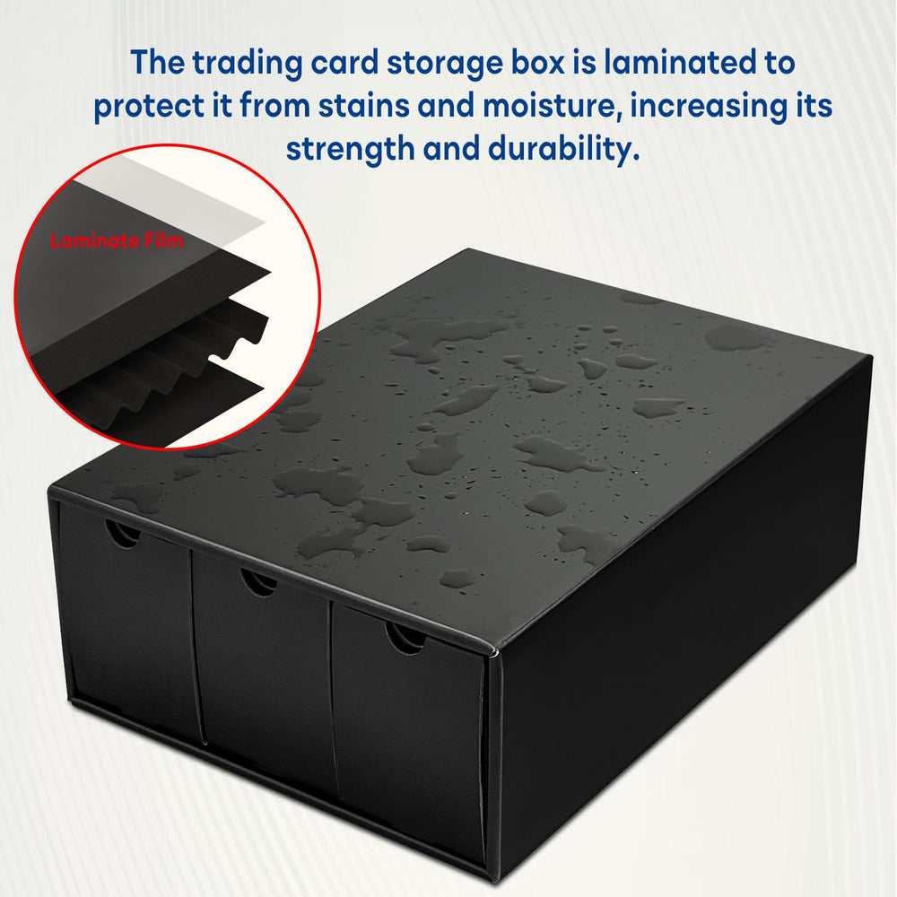 Fageverld includes 50 dividers for sorting MTG and sports cards efficiently.