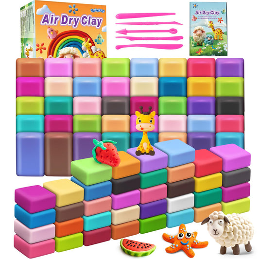 FAGNBED Air Dry Clay color palette supports vibrant crafts.