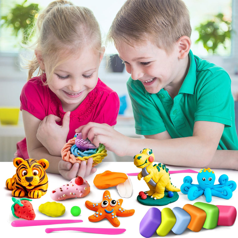 FAGNBED clay kit shown in gift-ready packaging for celebrations