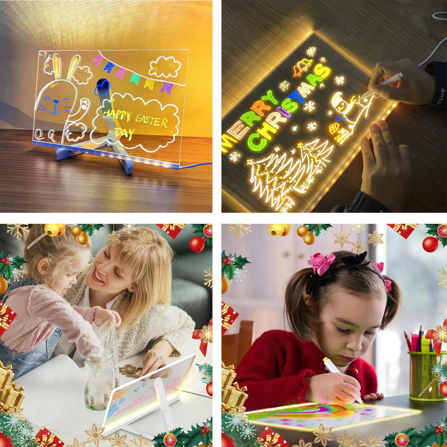 FAGOBYX LED note board multi‑purpose planner and drawing pad