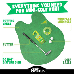 Potty Putter ball and hole ready for short game work.