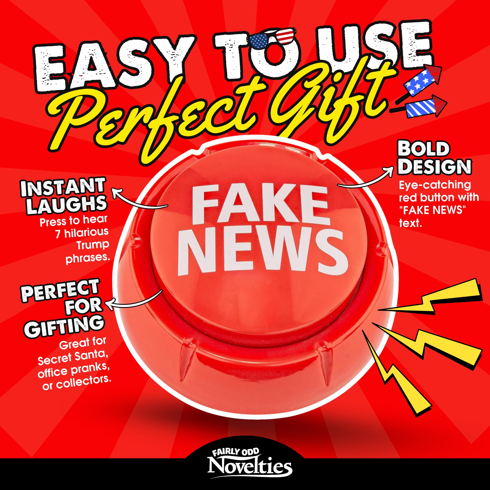 Premium novelty item from Fairly Odd Novelties for gifts and events